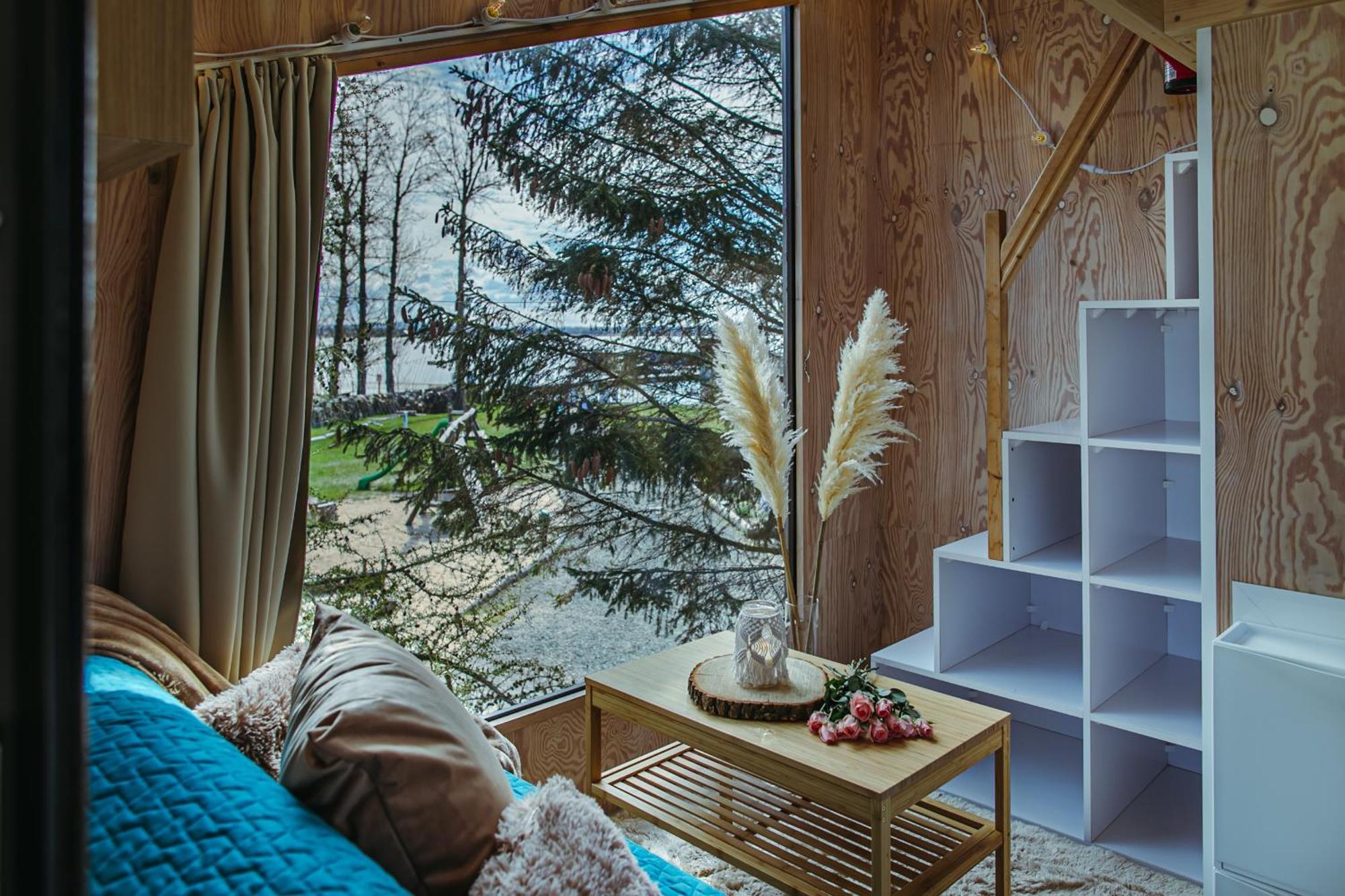Herbals - Tree&Lake Houses With Bath, Sauna, Bikes, Motorboat Mielno  Habitación foto